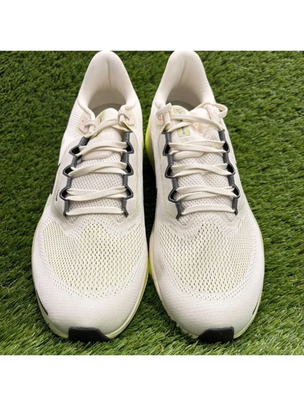 Nike Air Zoom Pegasus 41 Mens Size 13 Ivory Athletic Road Running Shoes Sneakers